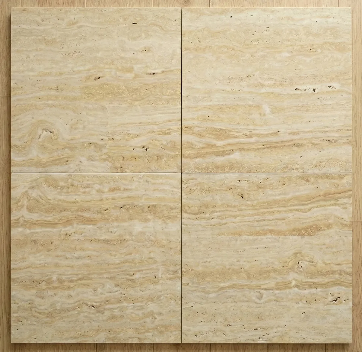 Classic Travertine Pavers texture detail